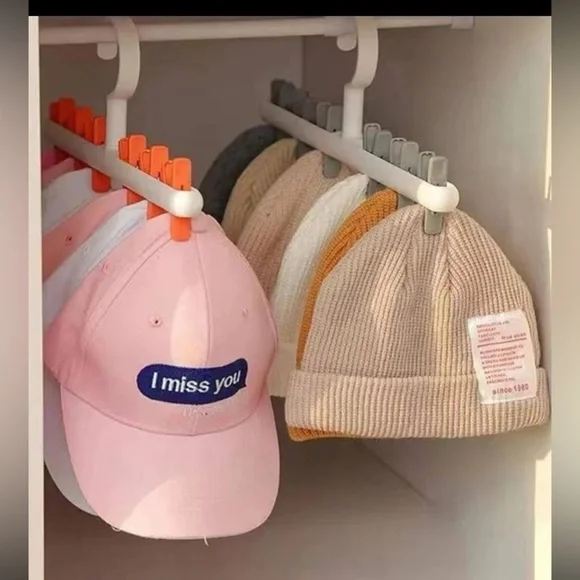 1pc Hat Storage Rack,Hat Organizer,Baseball Cap Storage Rack,Hat Clip Holder - Picture 1 of 4